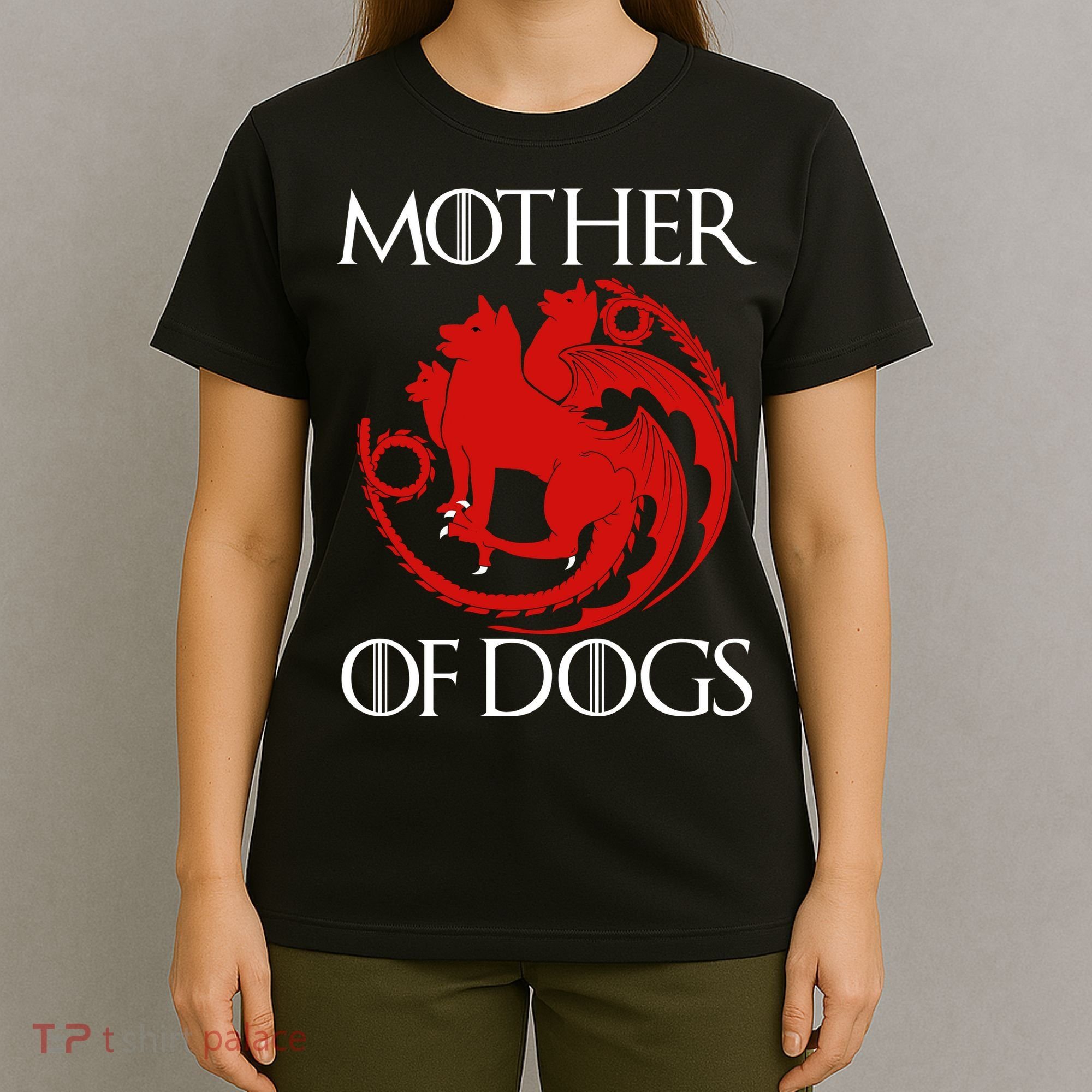 Mother Of Dogs Emblem T-Shirt