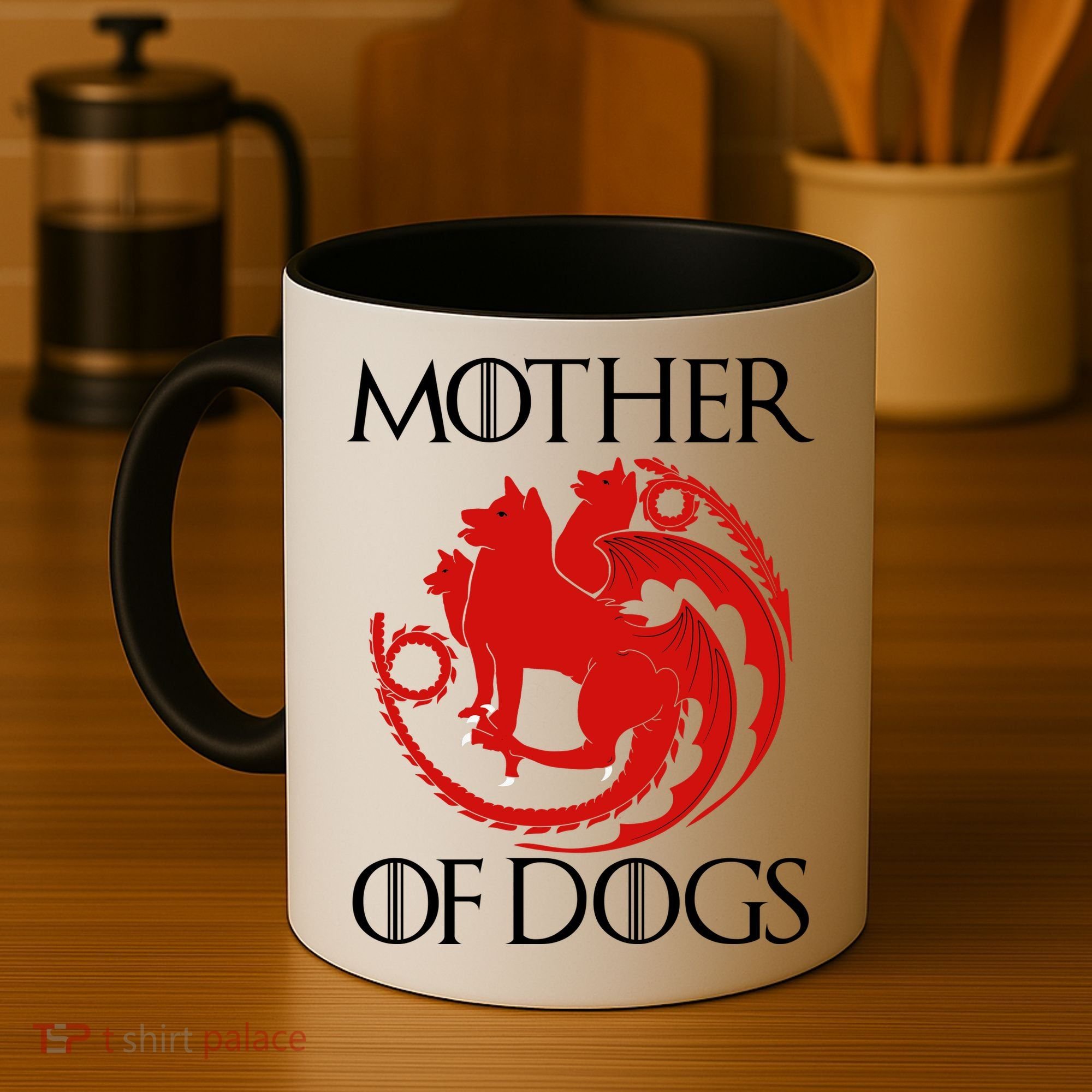 Mother Of Dogs Emblem Coffee Mug