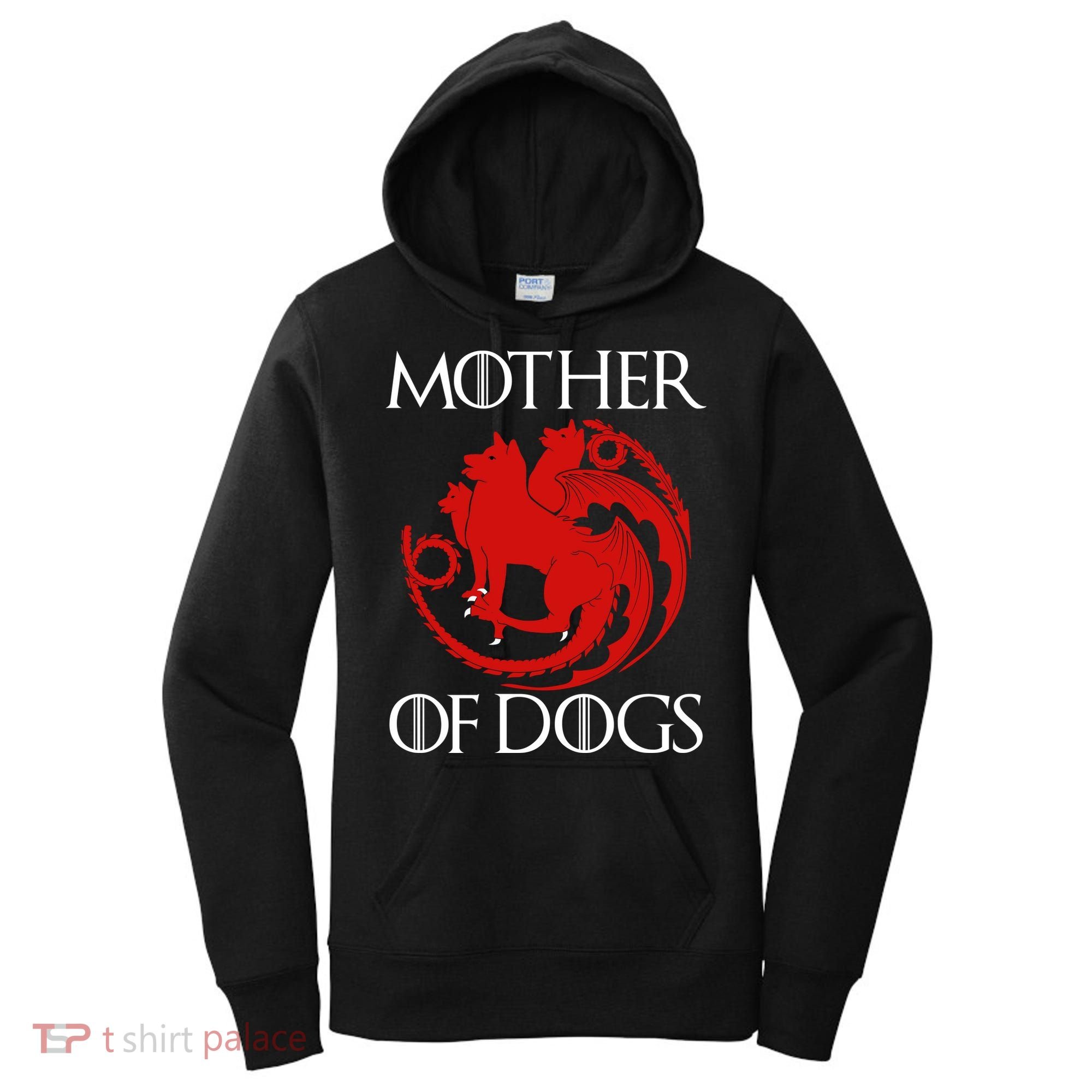Mother Of Dogs Emblem Women's Hoodie