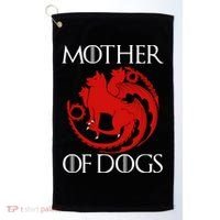 Mother Of Dogs Emblem Golf Towel thumb 0
