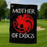 Mother Of Dogs Emblem Golf Towel thumb 1