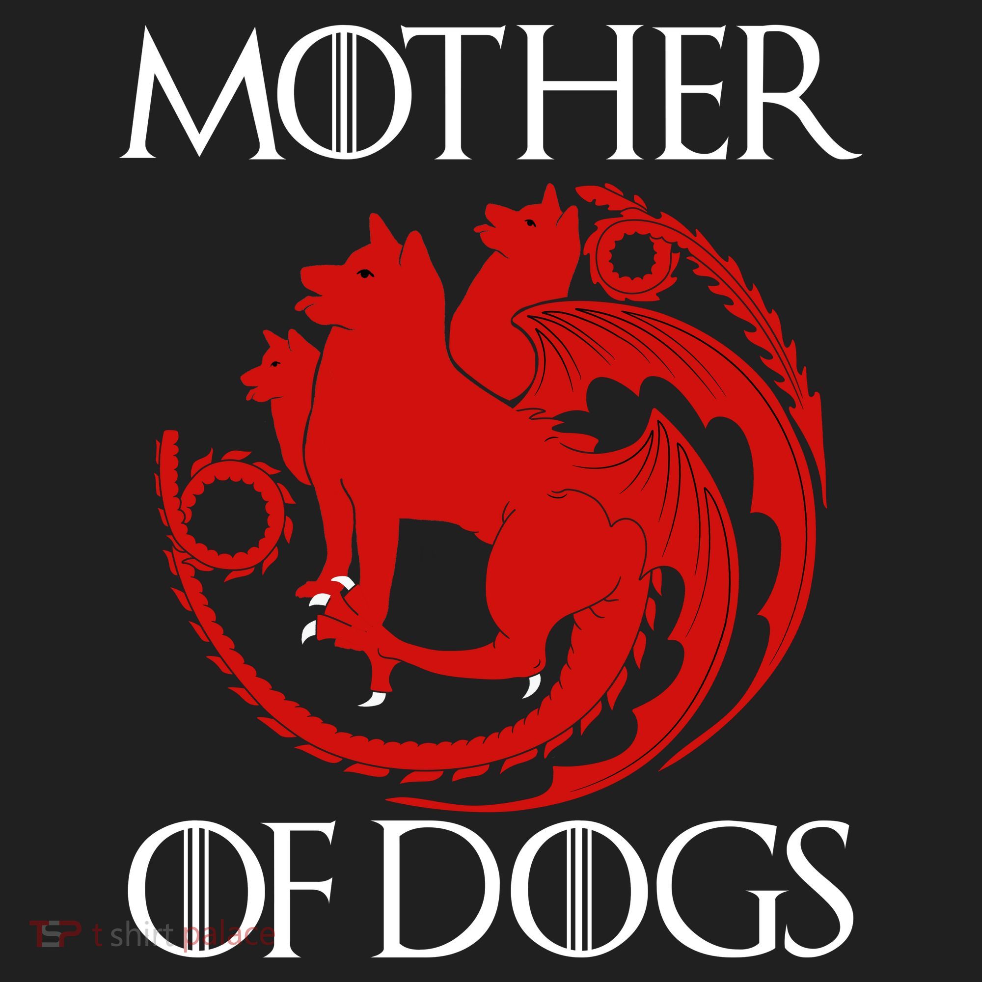 Mother Of Dogs Emblem Golf Towel