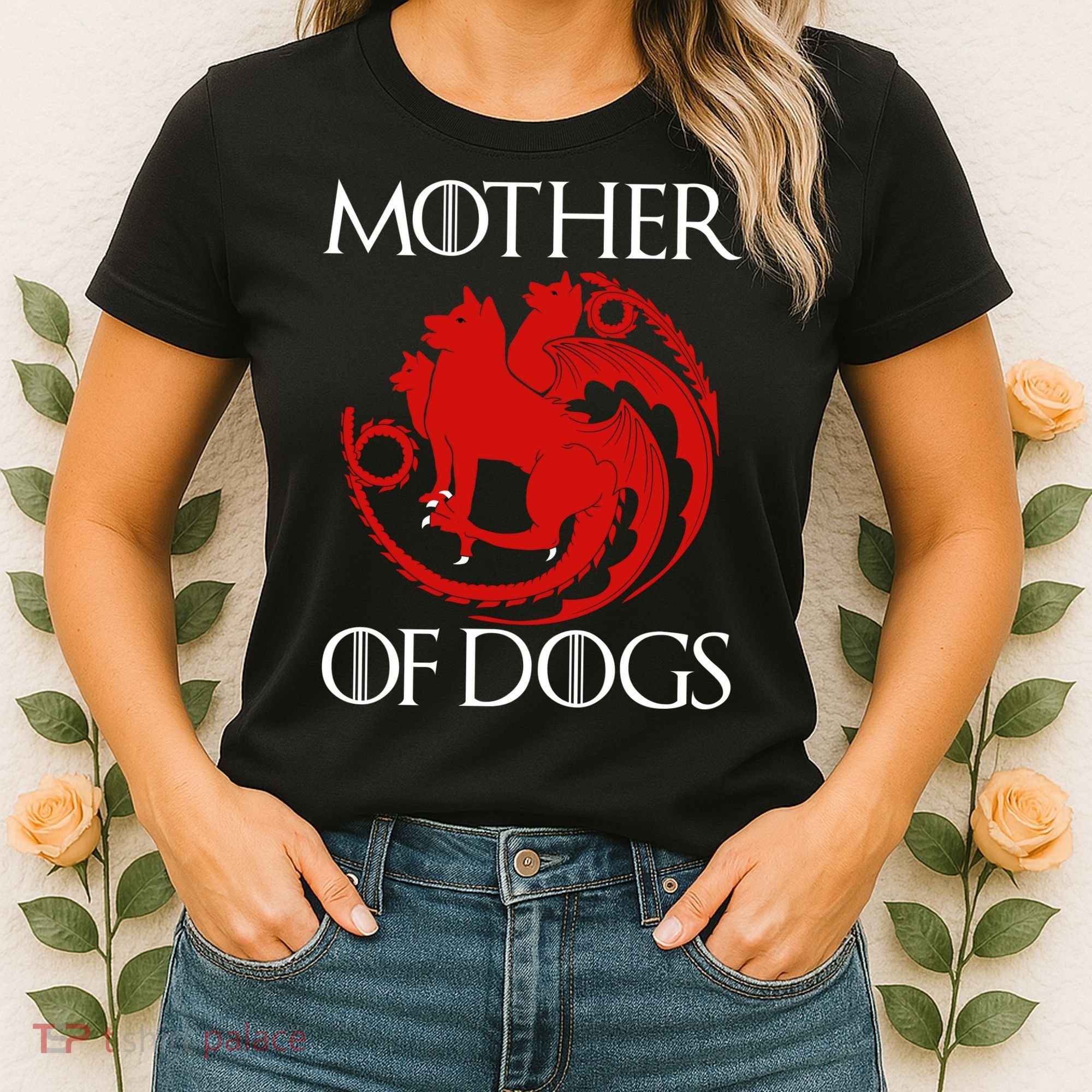 Mother Of Dogs Emblem Women's T-Shirt