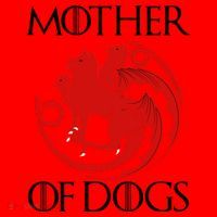 Mother Of Dogs Emblem Santa Hat thumb 1