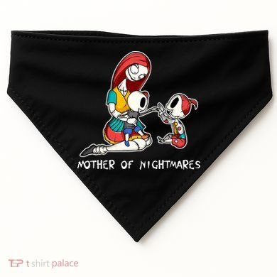 Mother Of Nightmares Christmas USA-Made Doggie Bandana