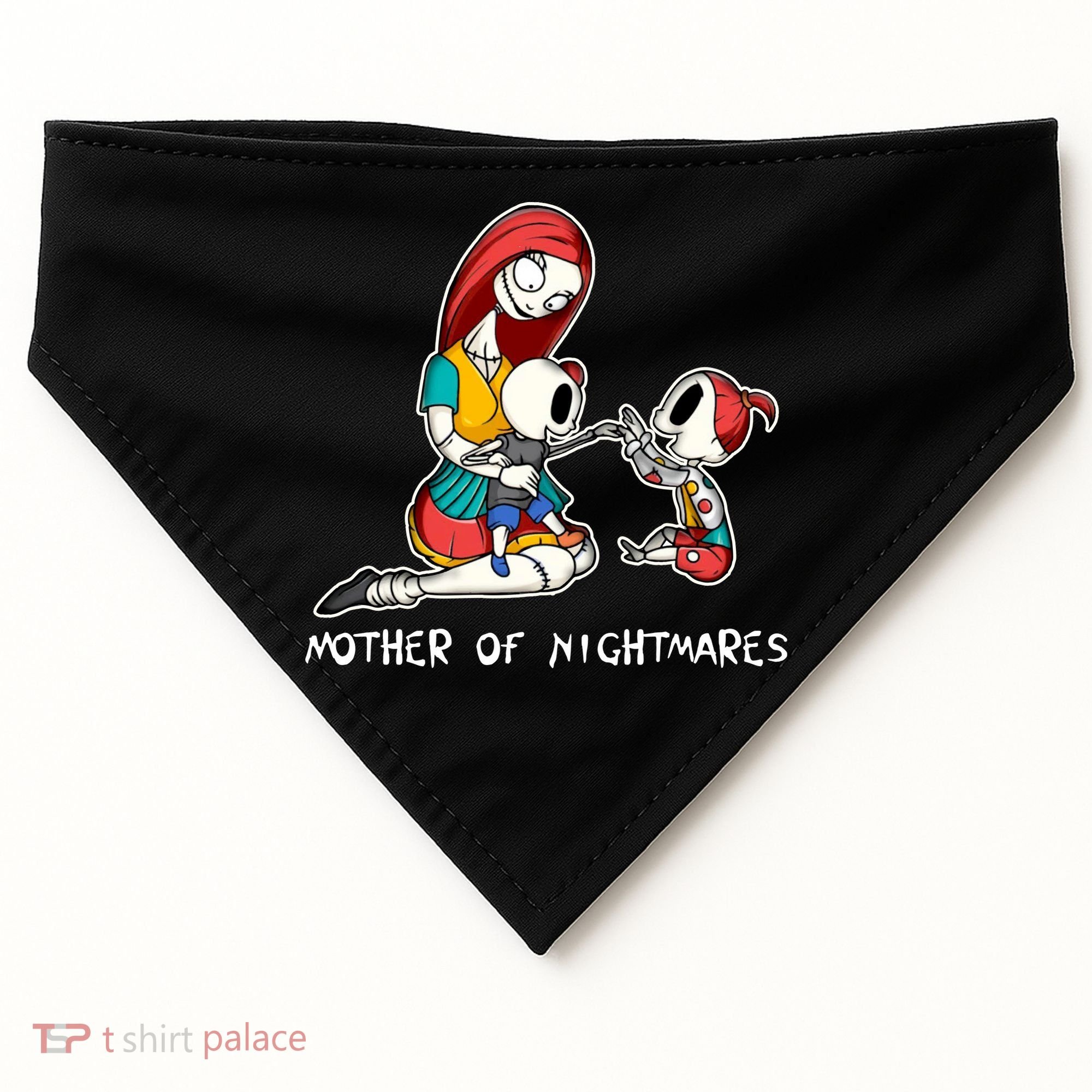 Mother Of Nightmares Christmas USA-Made Doggie Bandana