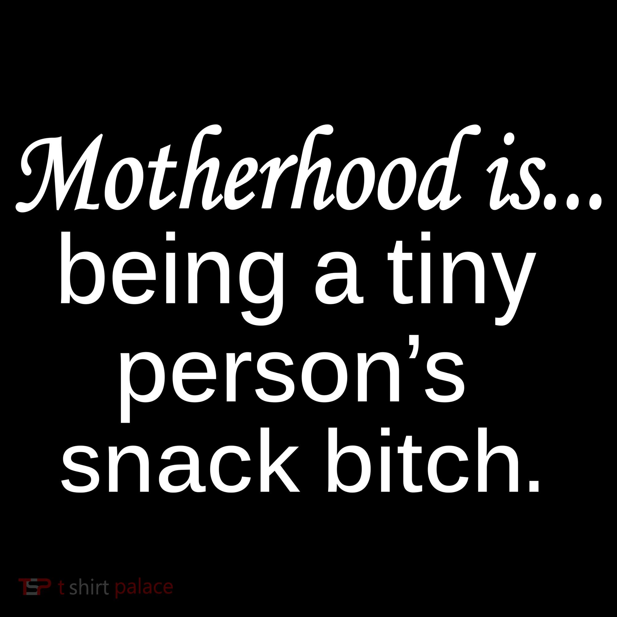 Motherhood Is Being A Tiny Person's Snack Sweatshirt
