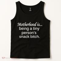 Motherhood Is Being A Tiny Person's Snack Tank Top thumb 2