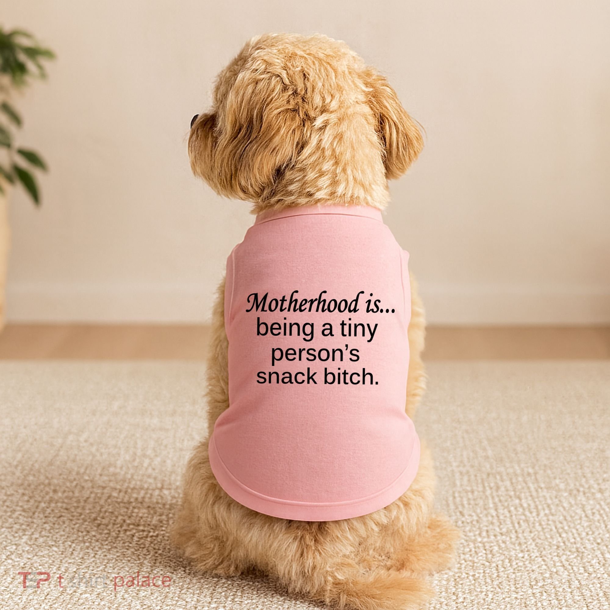 Motherhood Is Being A Tiny Person's Snack Doggie Tank
