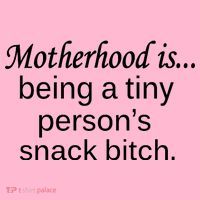 Motherhood Is Being A Tiny Person's Snack Hoodie thumb 7