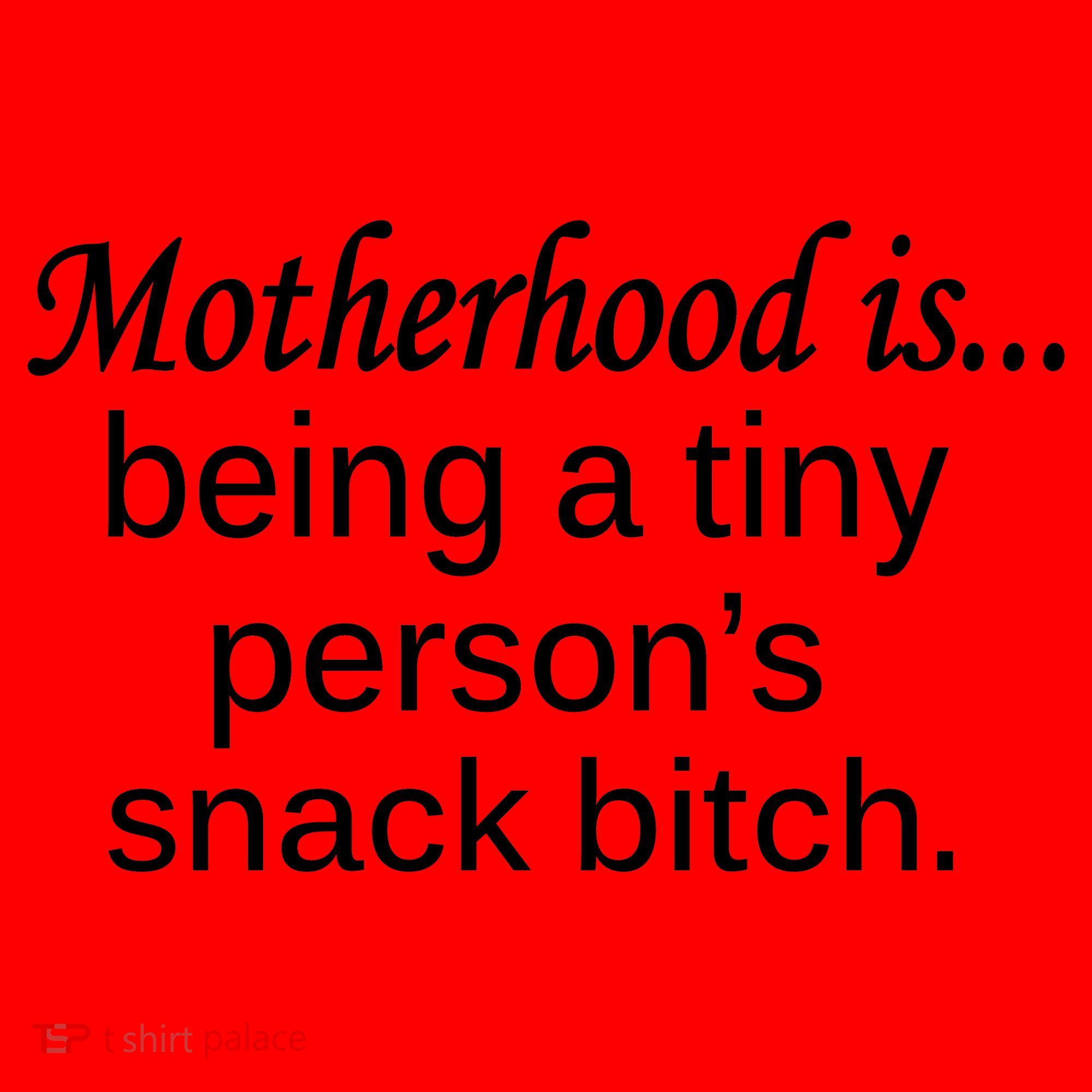 Motherhood Is Being A Tiny Person's Snack Santa Hat