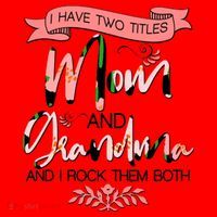 Mother's Day I Have Two Title Mom And Grandma Santa Hat thumb 1