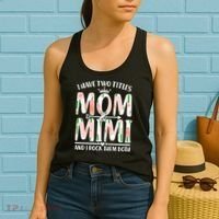 Mother's Day I Have Two Titles Mom and Mimi Women's Tank Top thumb 2