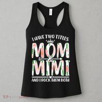 Mother's Day I Have Two Titles Mom and Mimi Women's Tank Top thumb 3
