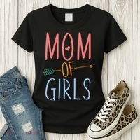 Mother's Day Mom of Girls  Women's T-Shirt thumb 3