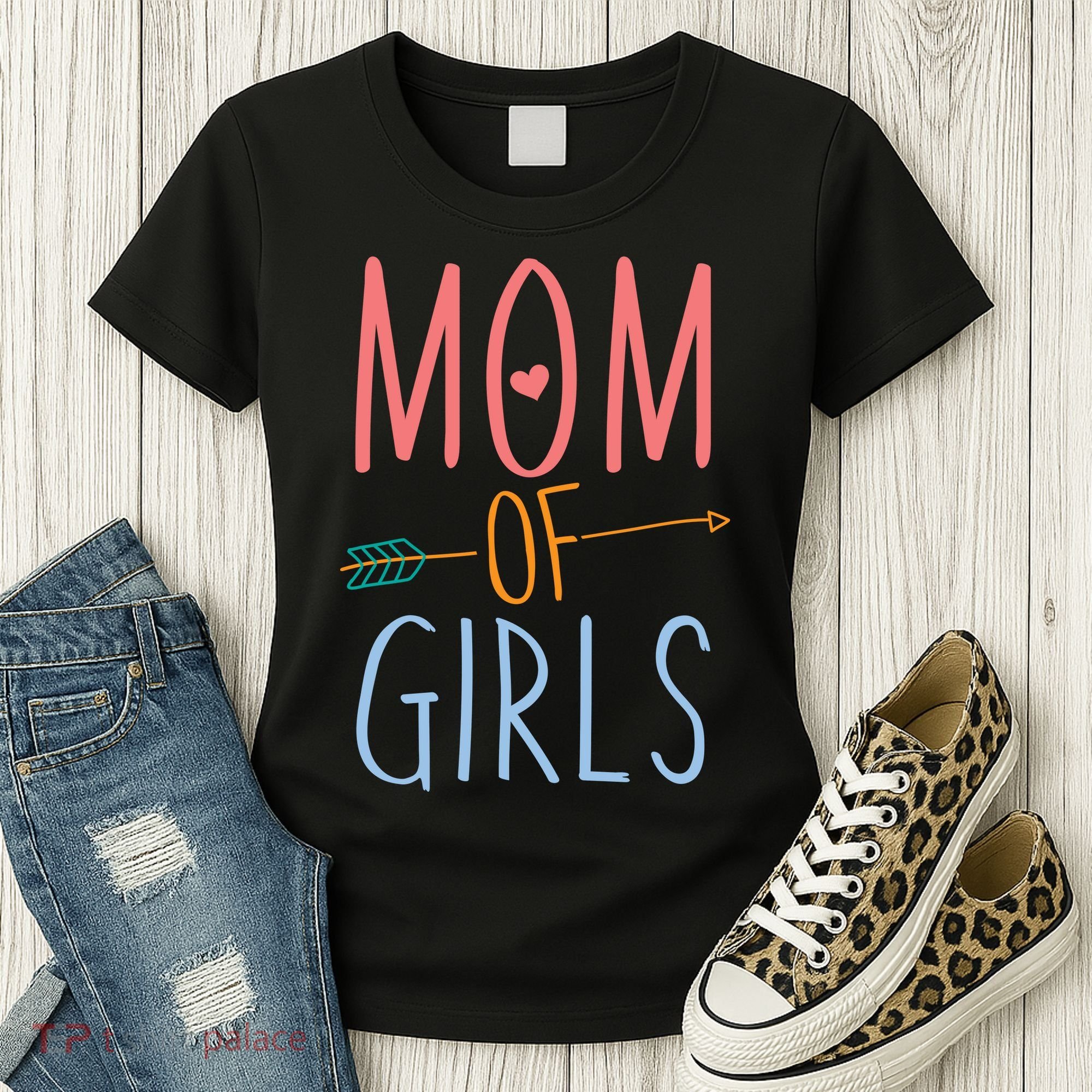 Mother's Day Mom of Girls  Women's T-Shirt