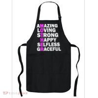 Mother's Day Quote Amazing Loving Strong Happy Apron thumb 0