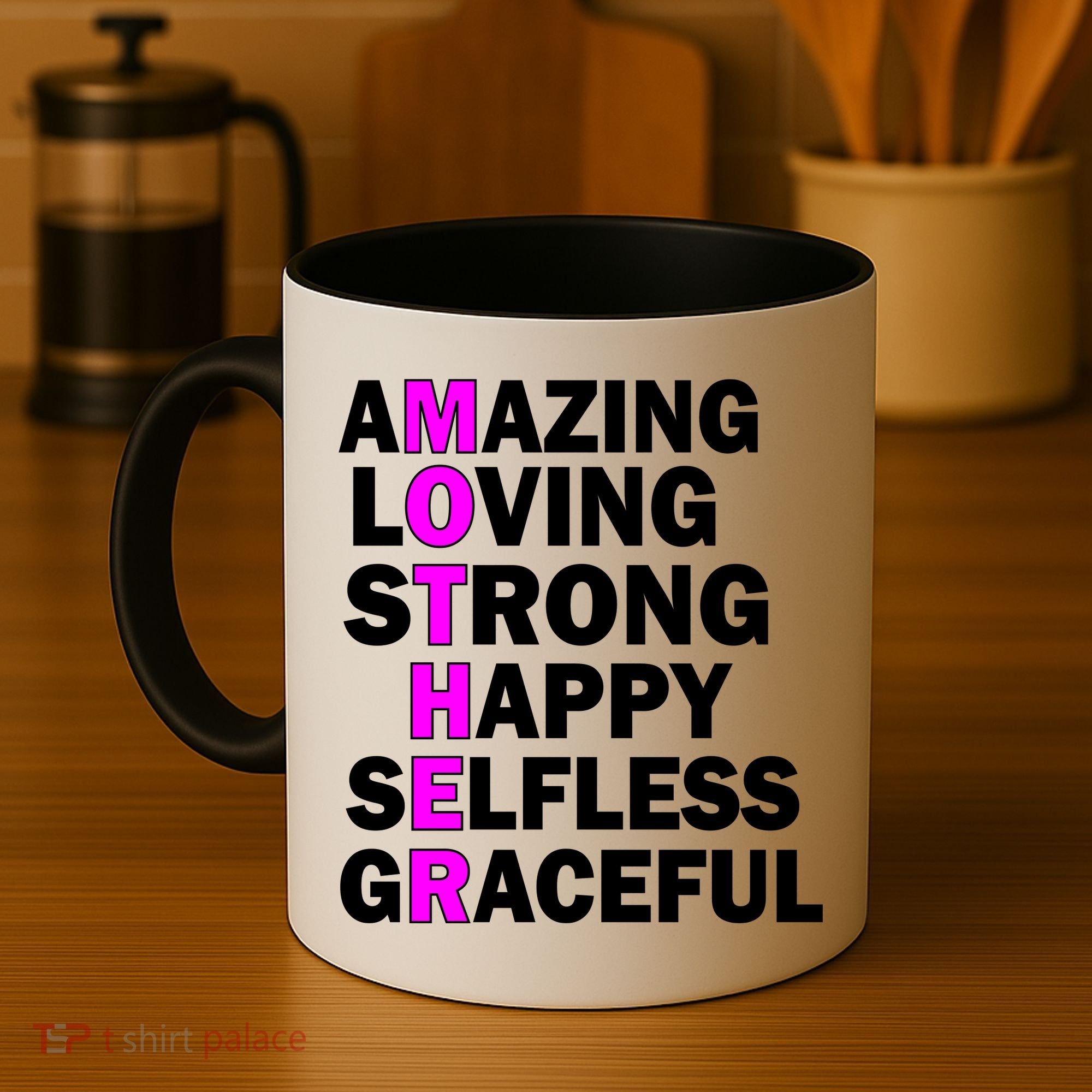 Mother's Day Quote Amazing Loving Strong Happy Coffee Mug