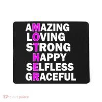Mother's Day Quote Amazing Loving Strong Happy Mousepad thumb 0