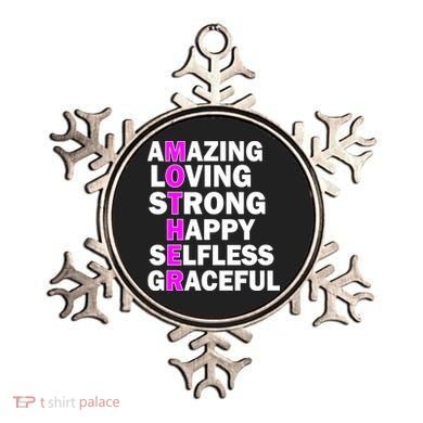 Mother's Day Quote Amazing Loving Strong Happy Ornament
