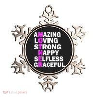 Mother's Day Quote Amazing Loving Strong Happy Ornament thumb 0