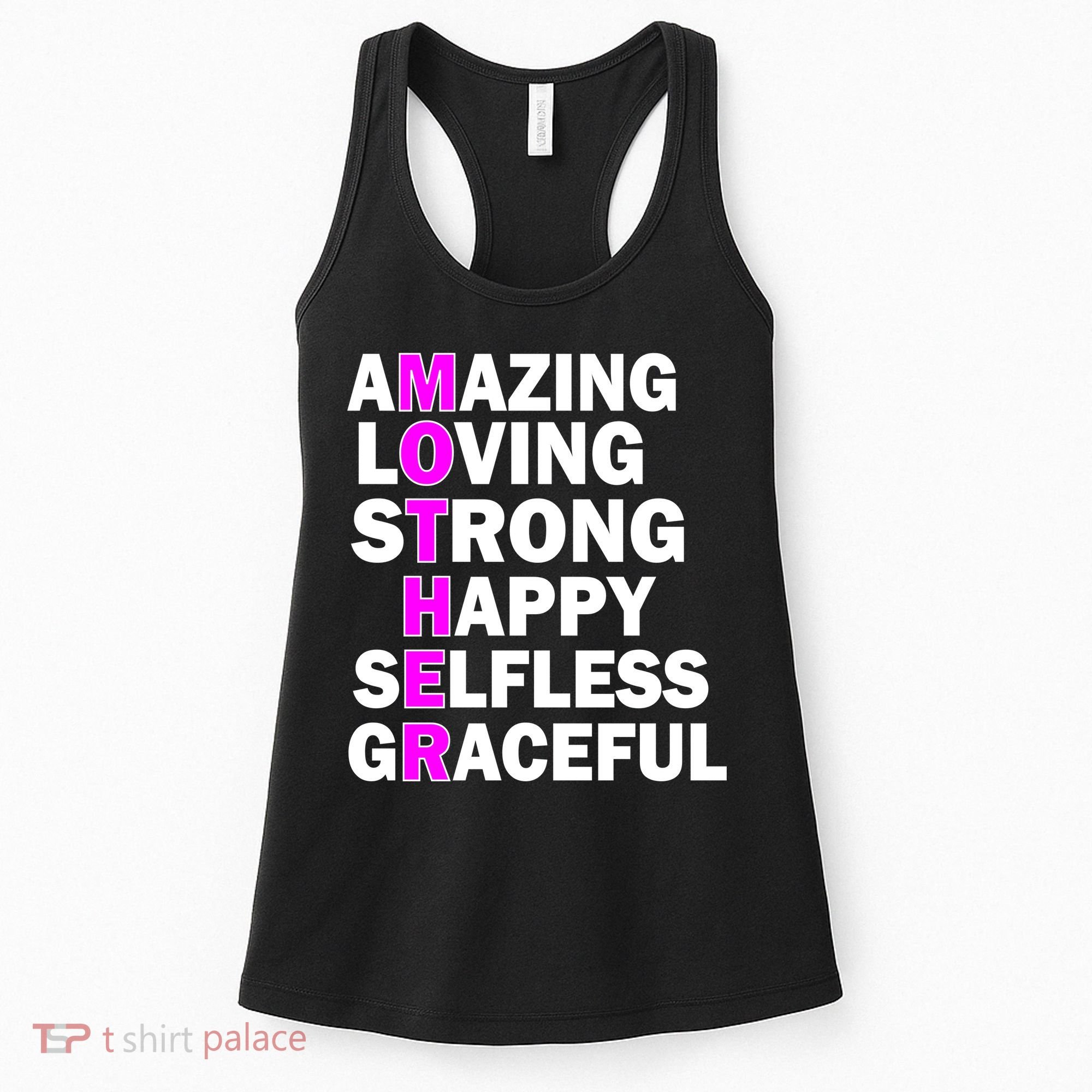 Mother's Day Quote Amazing Loving Strong Happy Women's Tank Top