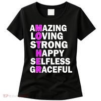 Mother's Day Quote Amazing Loving Strong Happy Women's T-Shirt thumb 0