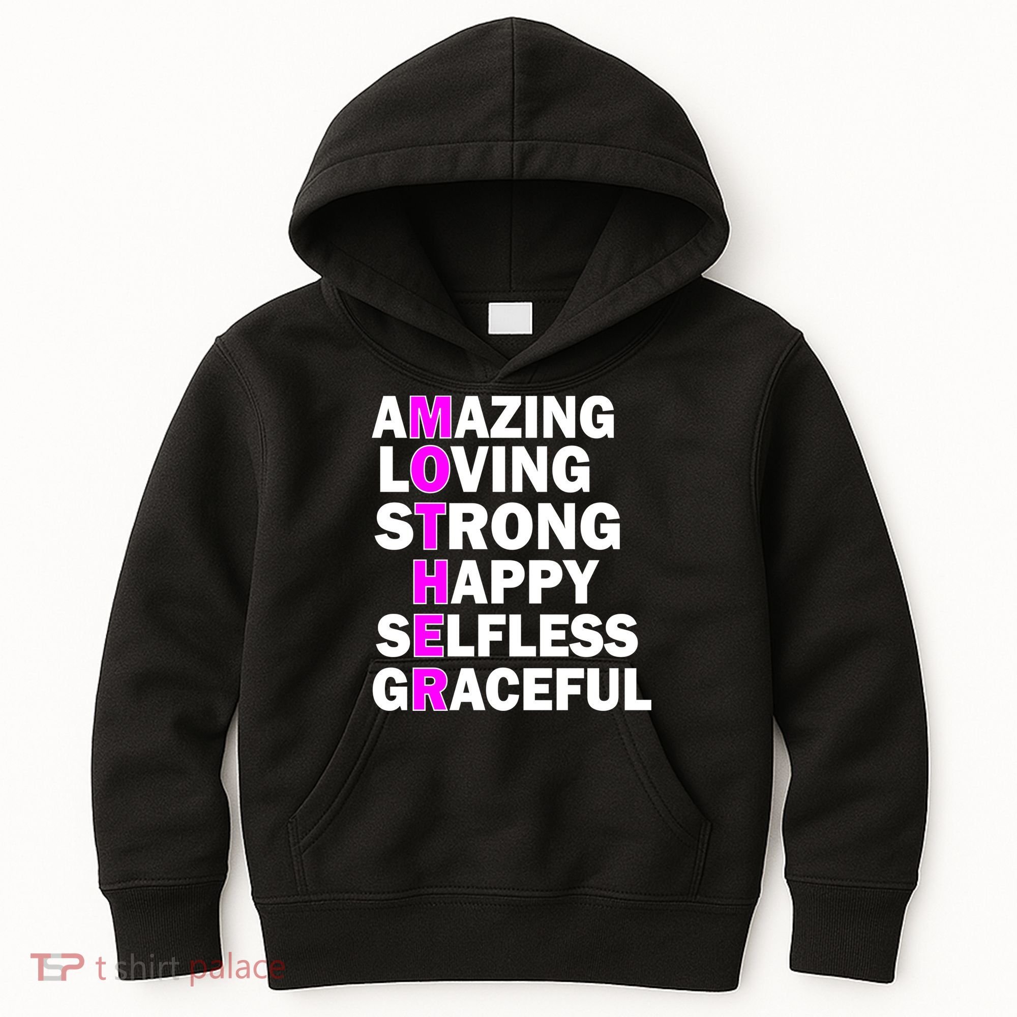 Mother's Day Quote Amazing Loving Strong Happy Kids Hoodie