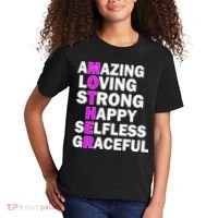 Mother's Day Quote Amazing Loving Strong Happy Kids T-Shirt thumb 2