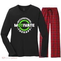 Motivate Occupational Therapy Women's Long Sleeve Flannel Pajama Set  thumb 0