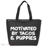 Motivated By Tacos & Puppies Tote Bag thumb 0