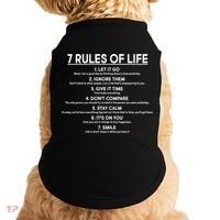 Motivational 7 Rules Of Life  Doggie Tank thumb 0