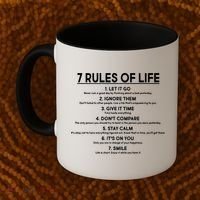 Motivational 7 Rules Of Life  Coffee Mug thumb 2