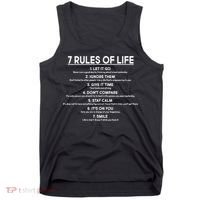 Motivational 7 Rules Of Life  Tank Top thumb 0