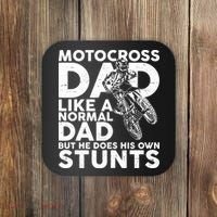 Motocross Dad Like A Normal Dad But He Does His Owns Stuns Coaster thumb 0