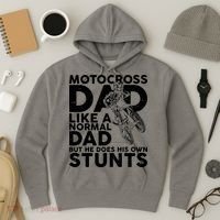 Motocross Dad Like A Normal Dad But He Does His Owns Stuns Hoodie thumb 3