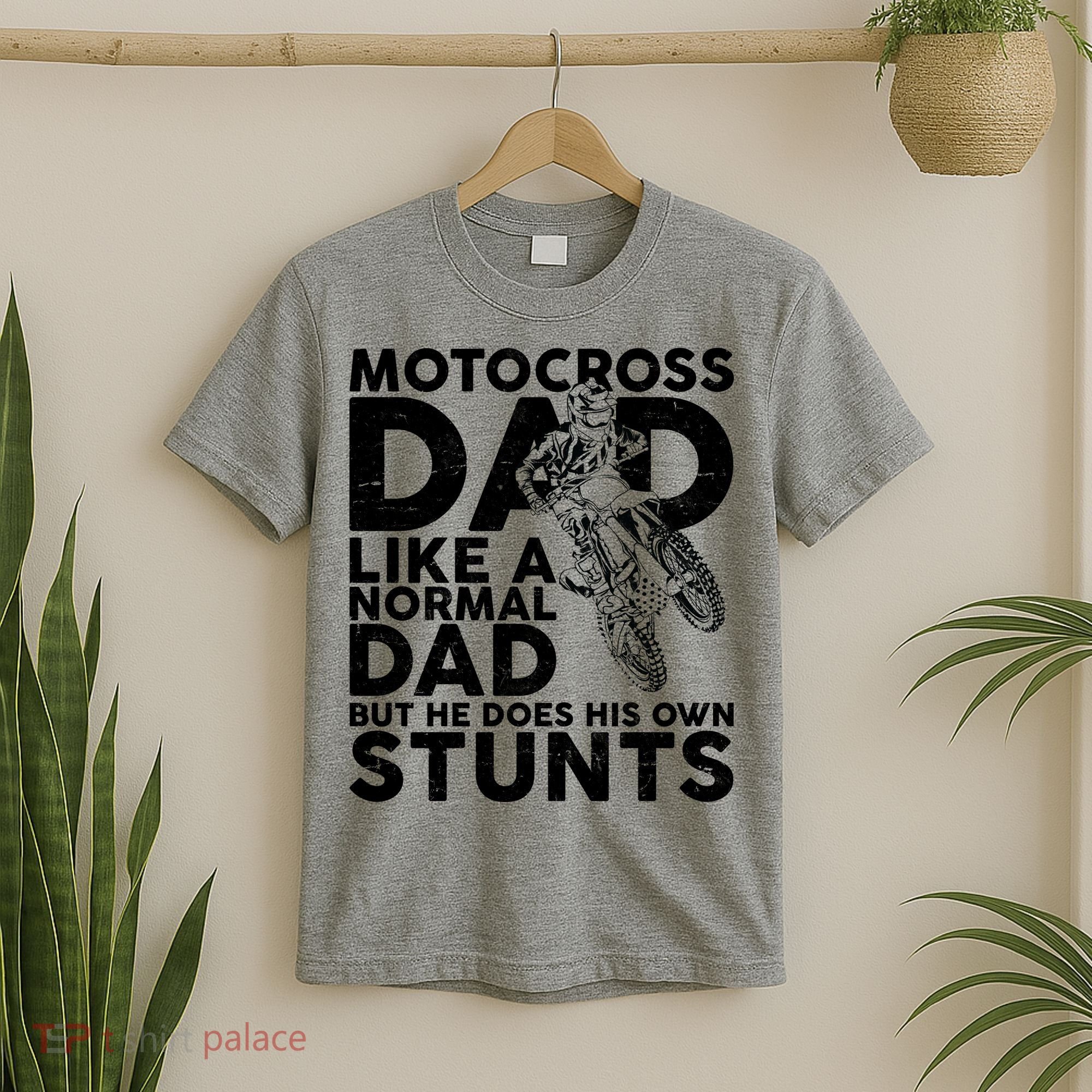 Motocross Dad Like A Normal Dad But He Does His Owns Stuns T-Shirt