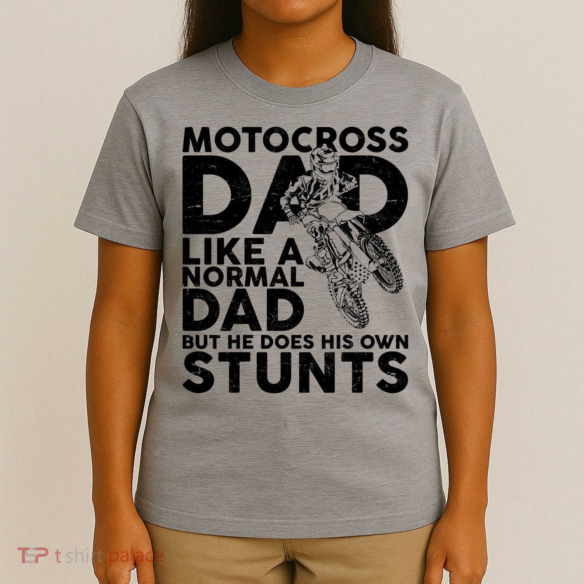 Motocross Dad Like A Normal Dad But He Does His Owns Stuns T-Shirt