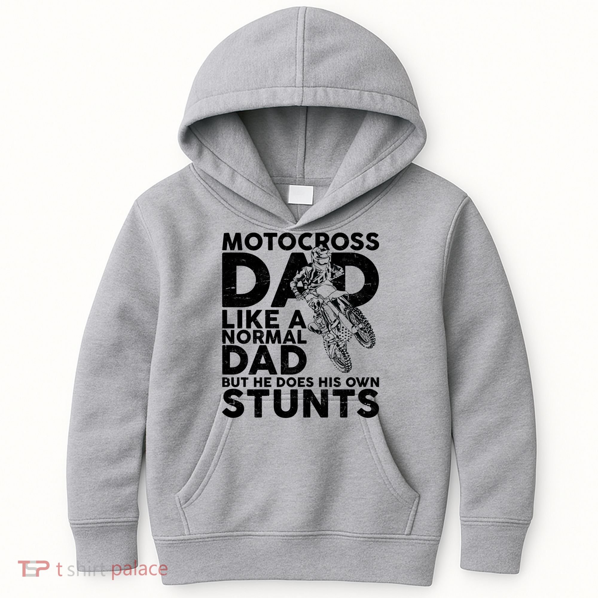 Motocross Dad Like A Normal Dad But He Does His Owns Stuns Kids Hoodie
