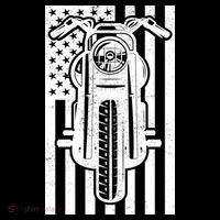 Motorcycle Biker USA Flag Backpack thumb 2