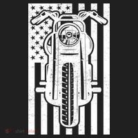 Motorcycle Biker USA Flag Tumbler thumb 3