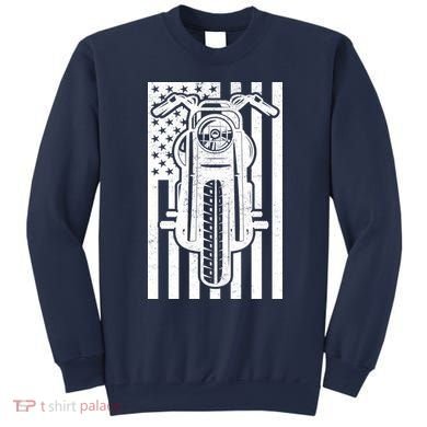 Motorcycle Biker USA Flag Sweatshirt