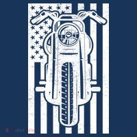 Motorcycle Biker USA Flag Women's T-Shirt thumb 6