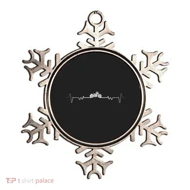 Motorcycle Heartbeat Pulse Biker Ornament