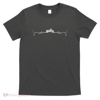 Motorcycle Heartbeat Pulse Biker T-Shirt
