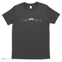 Motorcycle Heartbeat Pulse Biker T-Shirt thumb 0
