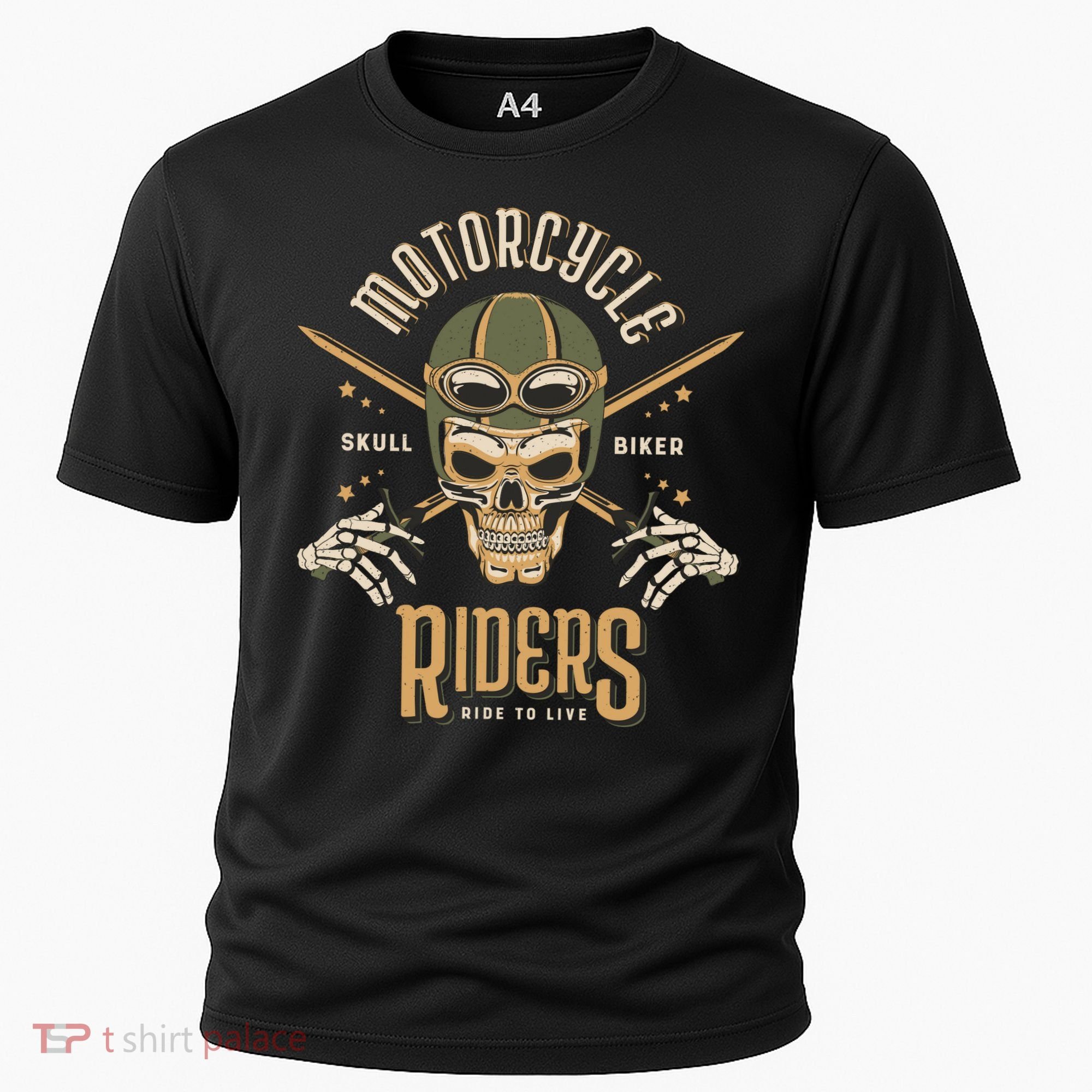 Motorcycle Riders Cooling Performance Crew T-Shirt