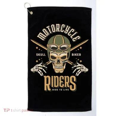 Motorcycle Riders Golf Towel