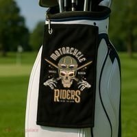 Motorcycle Riders Golf Towel thumb 2