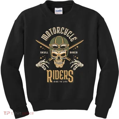 Motorcycle Riders Kids Sweatshirt